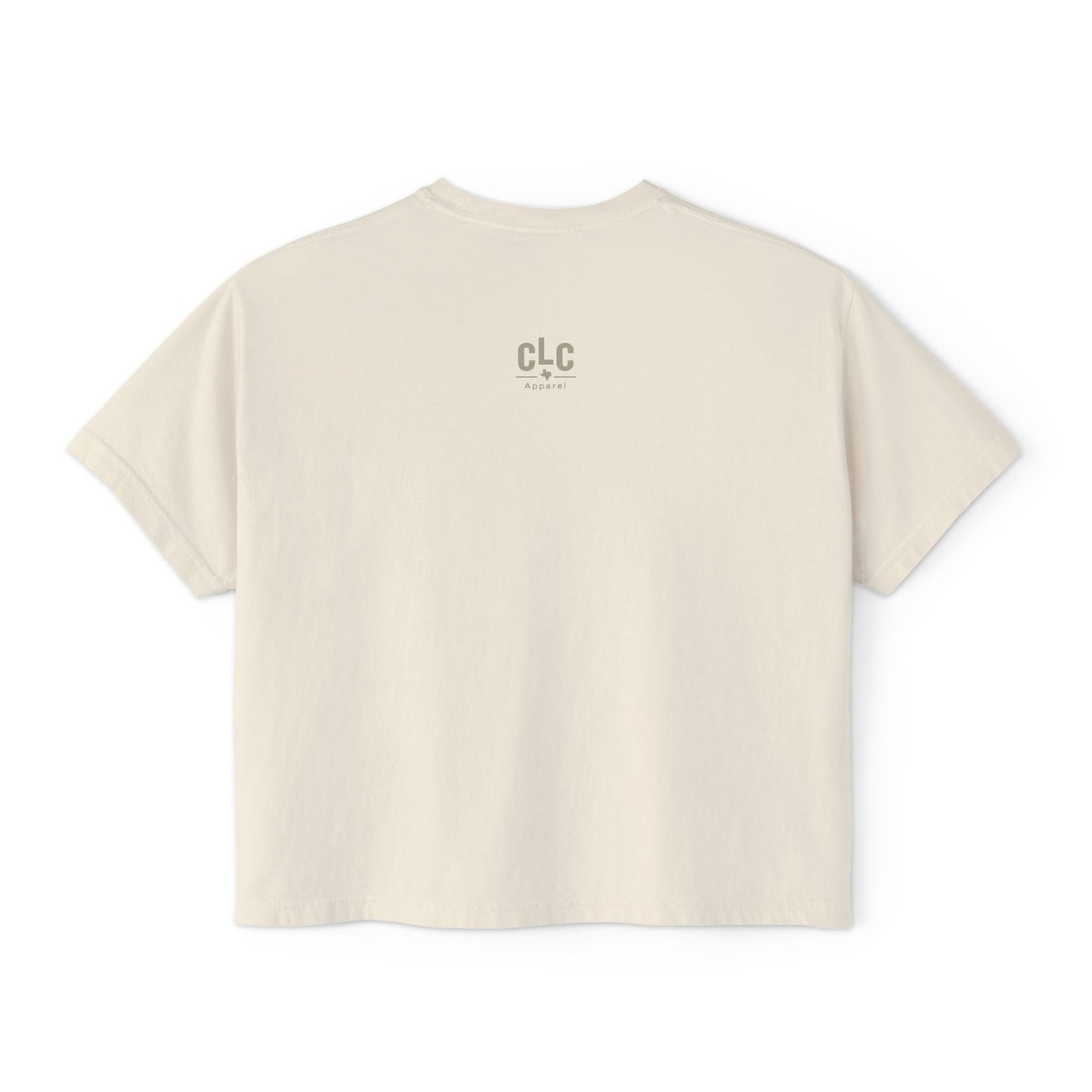 County Line Cookers logo printed on back neck of Smoke Show t-shirt