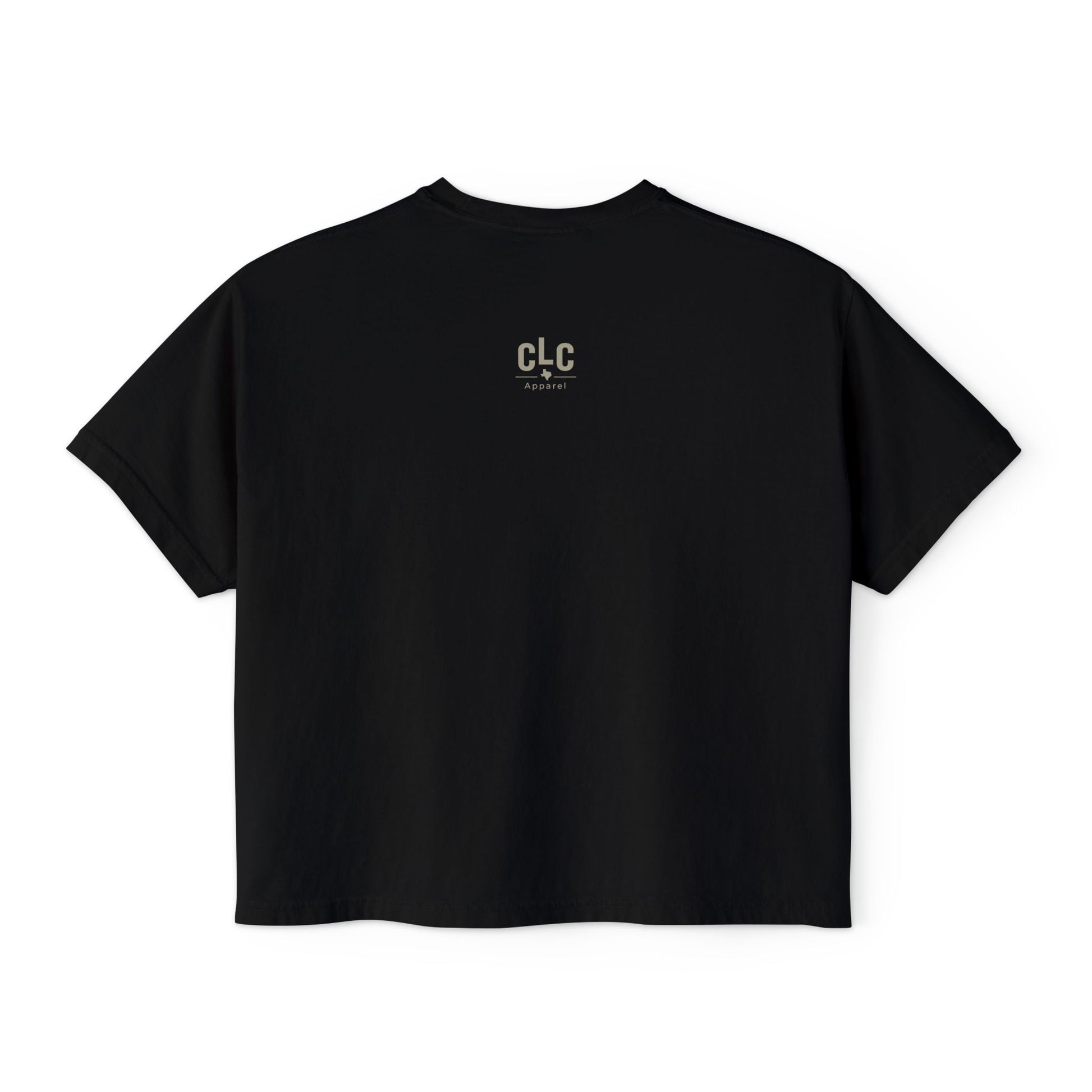 County Line Cookers logo printed on back neck of Smoke Show t-shirt