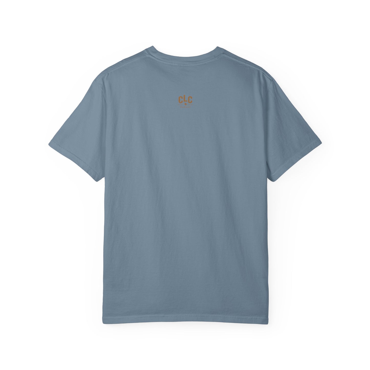 Ice blue Raised on BBQ and Sunshine retro graphic tee