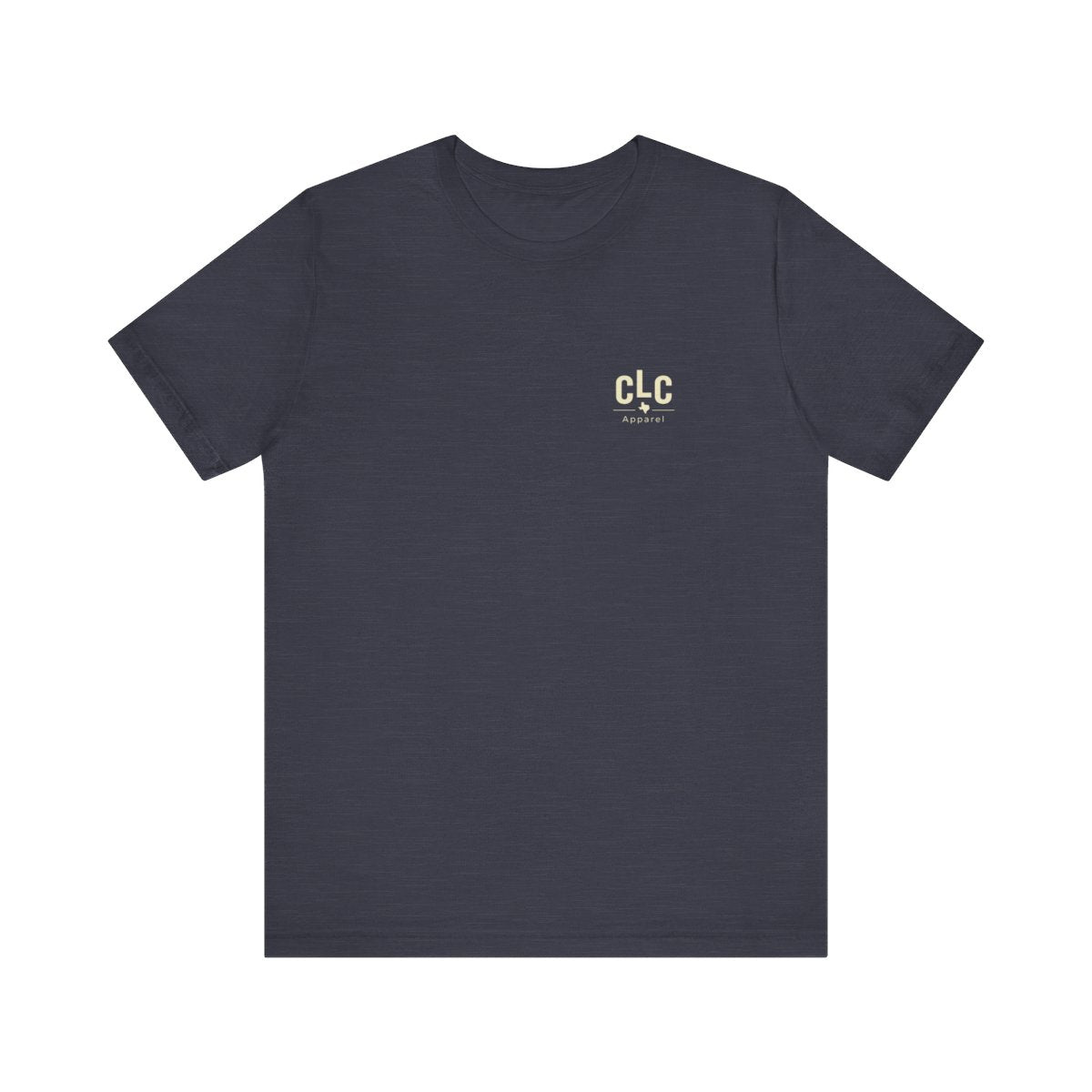 Unisex Bella Canvas 3001 BBQ t-shirt showing relaxed fit and fabric texture