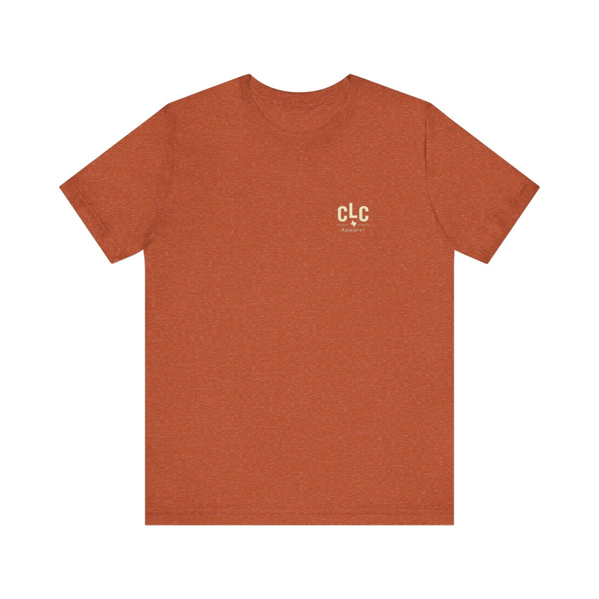 Unisex Bella Canvas 3001 BBQ t-shirt showing relaxed fit and fabric texture