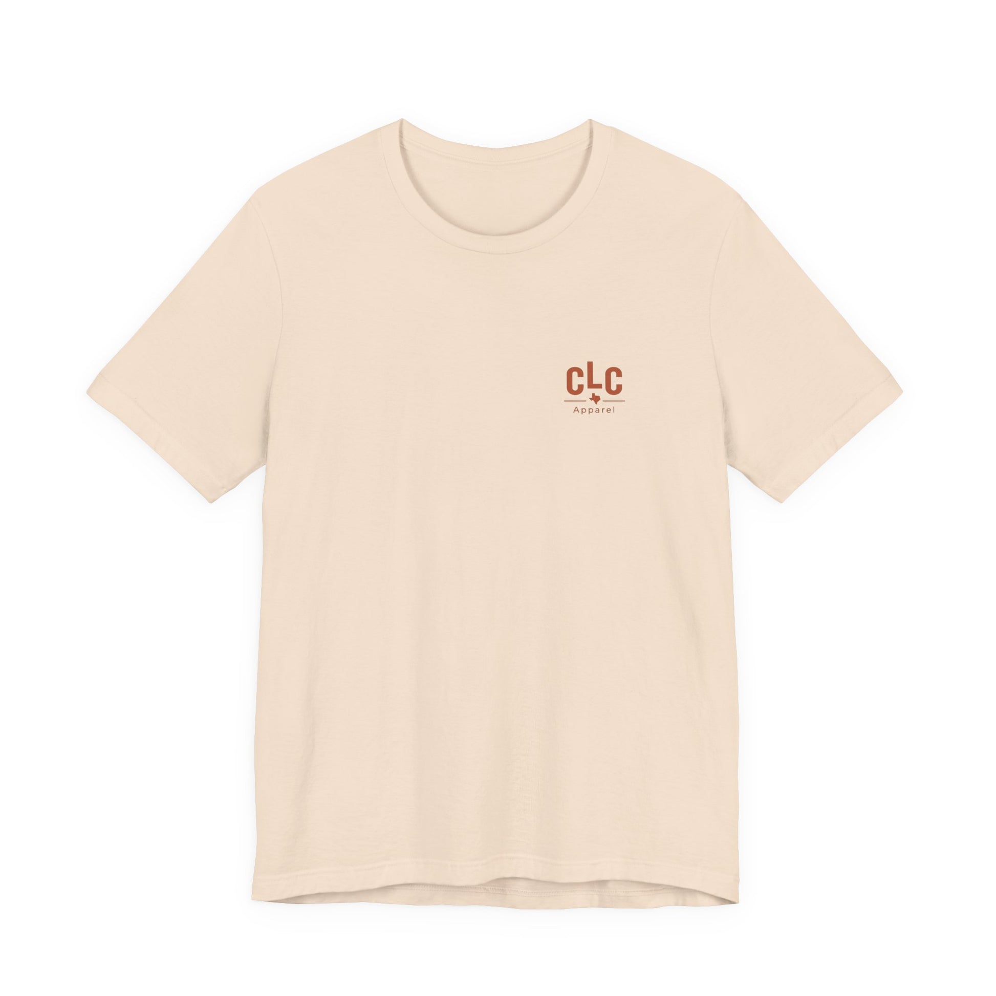 Soft cream Texas Smoke graphic tee with western BBQ design