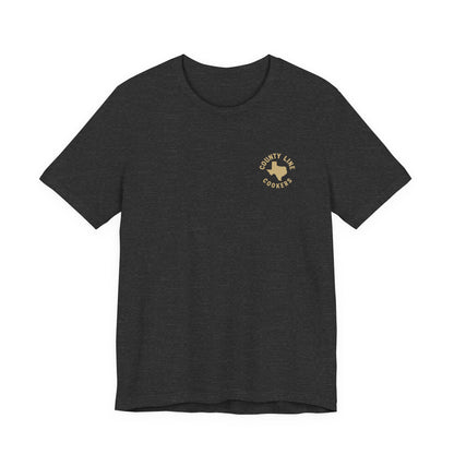 Houston Pit Legends Bella+Canvas 3001 t-shirt in dark heather gray