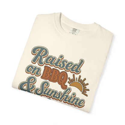 Ivory Raised on BBQ and Sunshine vintage graphic t-shirt