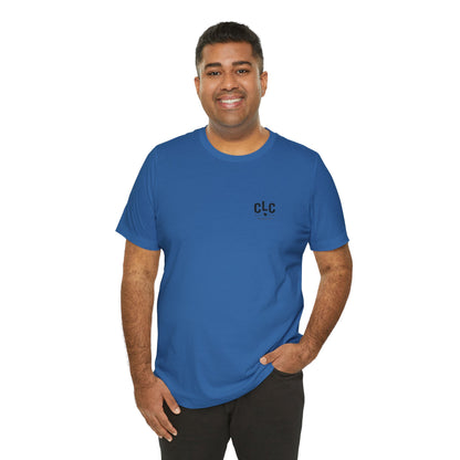 Columbia blue vintage BBQ shirt with smoker graphic