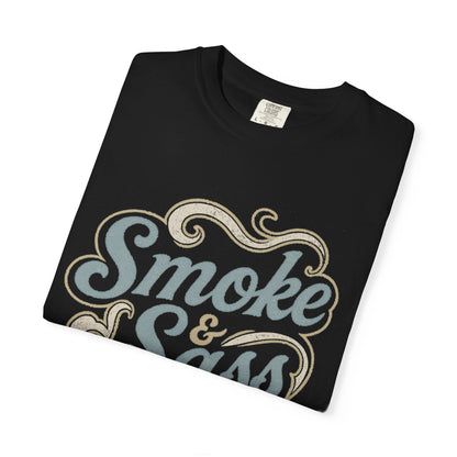 Black Smoke & Sass graphic t-shirt by County Line Cookers