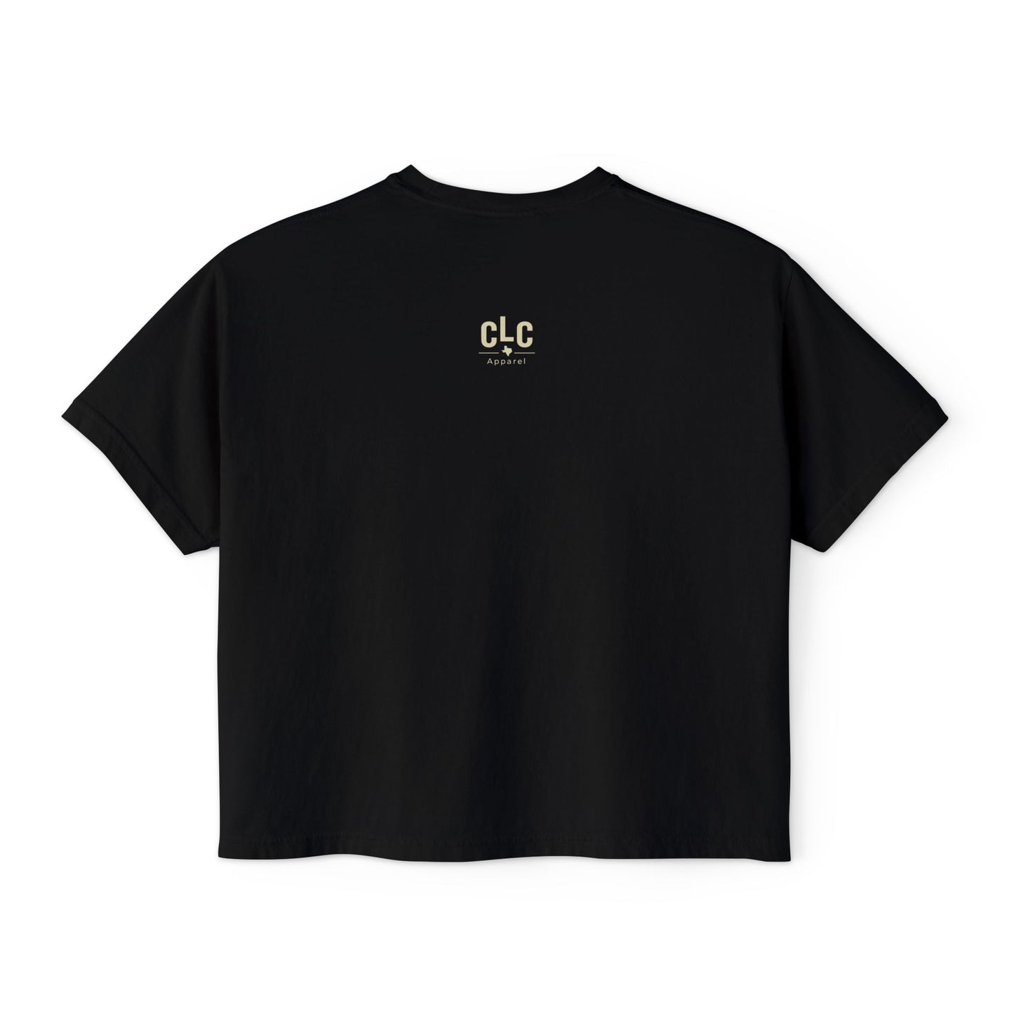 Wood-Smoked & Whiskey-Soaked boxy tee in black with vintage barbecue and whiskey graphic